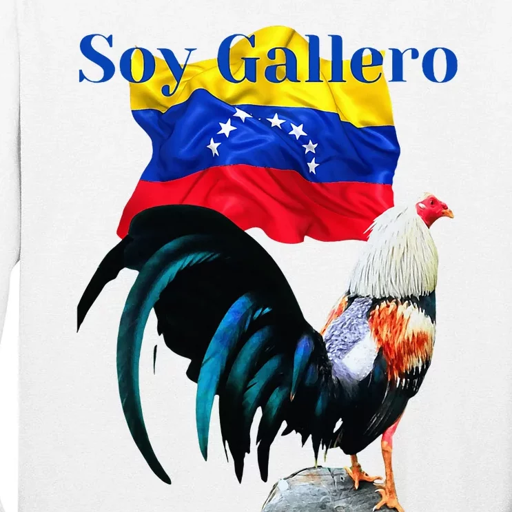 Beautiful Venezuela Rooster Design Soy Gallero Tall Long Sleeve T-Shirt