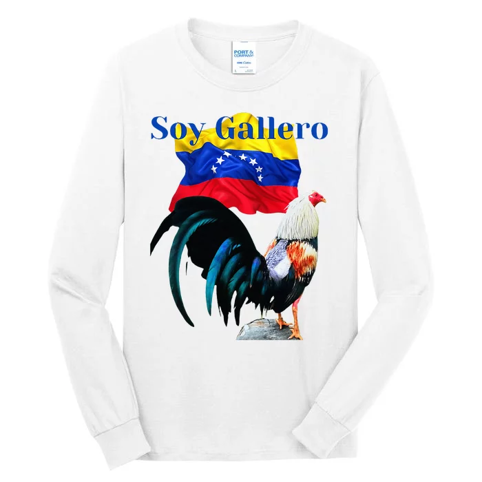 Beautiful Venezuela Rooster Design Soy Gallero Tall Long Sleeve T-Shirt