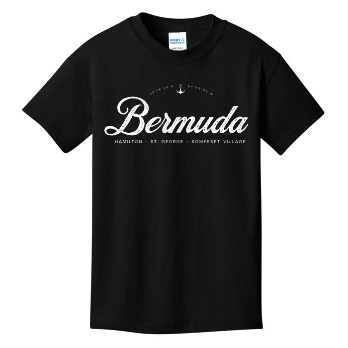 Bermuda Vintage Retro Kids T-Shirt