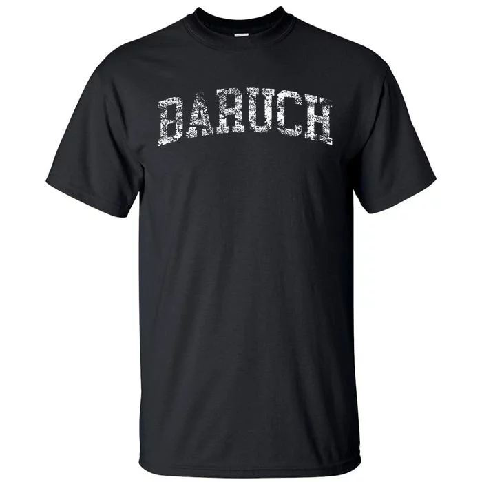 Baruch Vintage Retro College Athletic Sports Tall T-Shirt