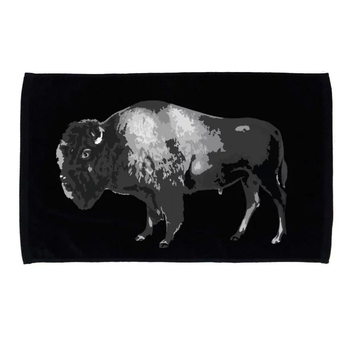 Buffalo Vintage Retro American Bison Microfiber Hand Towel