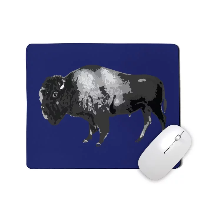 Buffalo Vintage Retro American Bison Mousepad