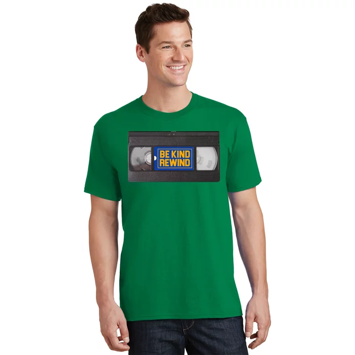 Blockbuster Video Rental Vhs Be Kind Rewind Stickers T-Shirt