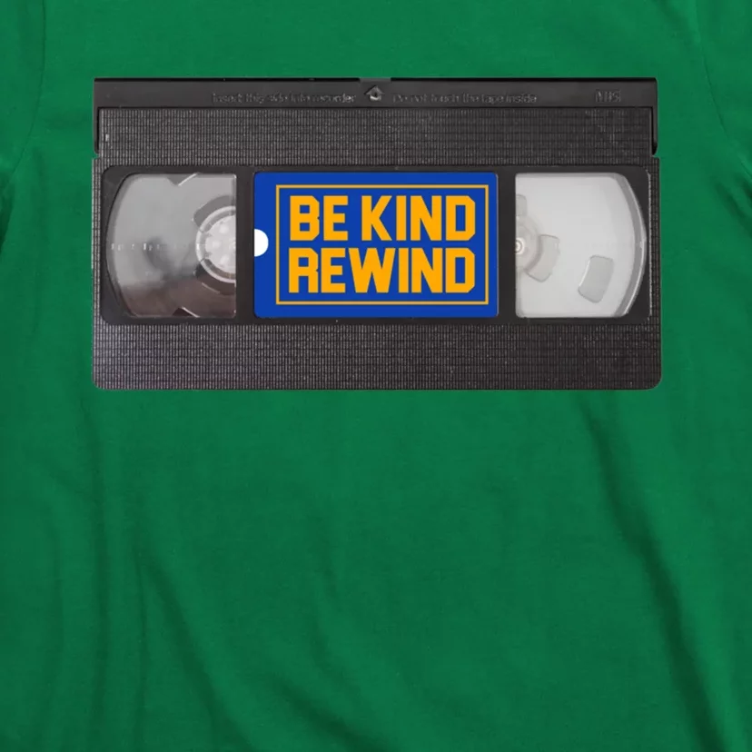 Blockbuster Video Rental Vhs Be Kind Rewind Stickers T-Shirt