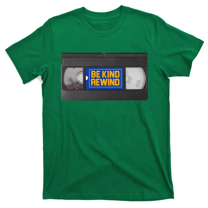 Blockbuster Video Rental Vhs Be Kind Rewind Stickers T-Shirt