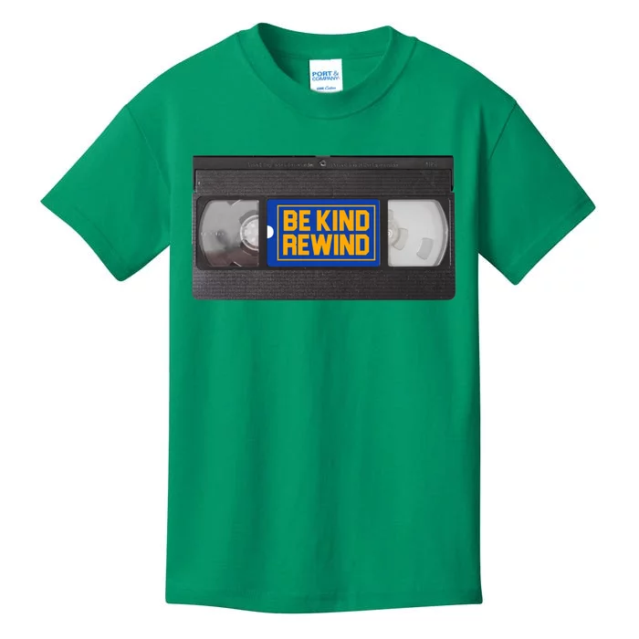 Blockbuster Video Rental Vhs Be Kind Rewind Stickers Kids T-Shirt