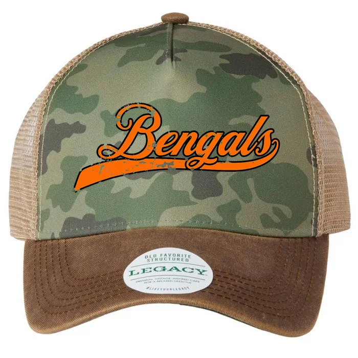 B.E.N.G.A.L.S Vintage Retro Tiger Nickname Legacy Tie Dye Trucker Hat