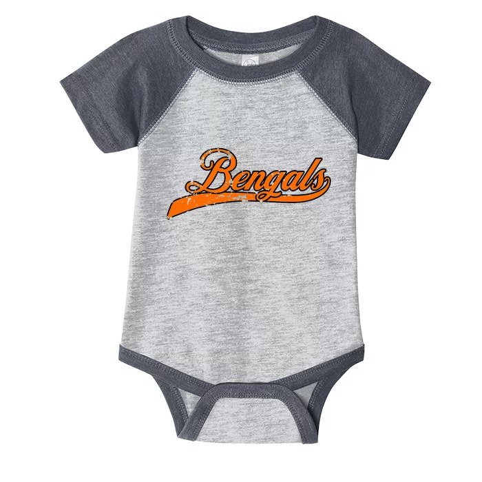 B.E.N.G.A.L.S Vintage Retro Tiger Nickname Infant Baby Jersey Bodysuit