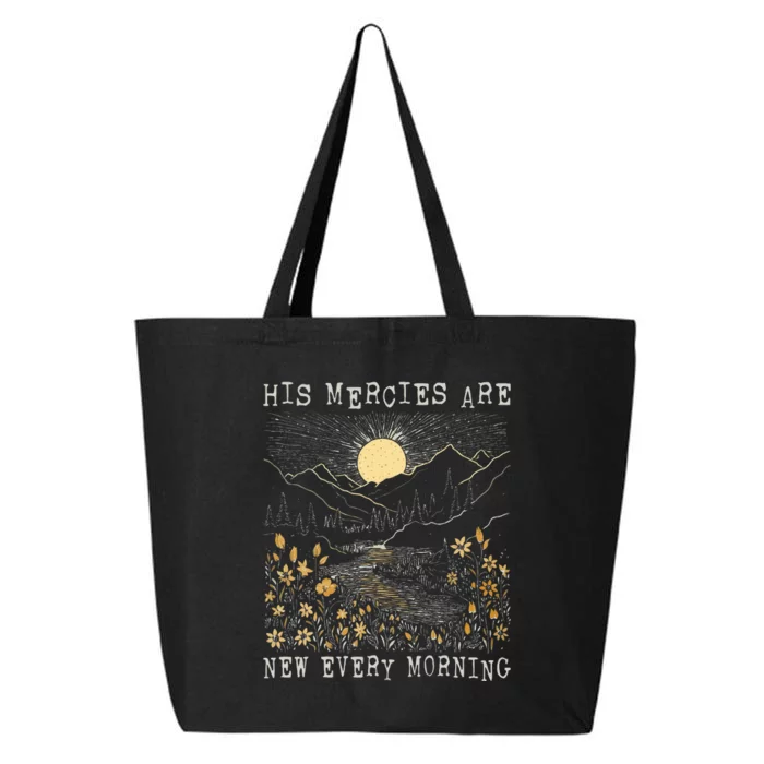 Boho Vintage Religious Christian Bible Verse 25L Jumbo Tote