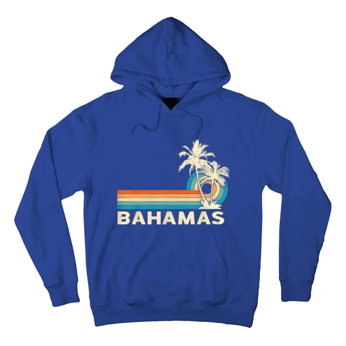 Bahamas Vacation Retro 80s Beach Souvenir Hoodie