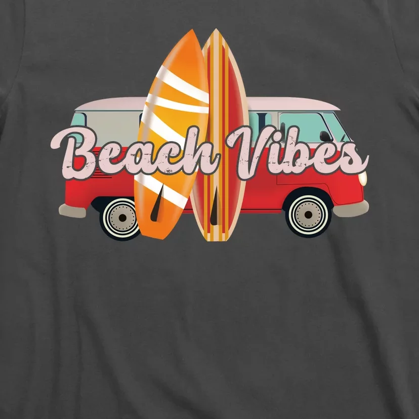 Beach Vibes Surfer Retro Van T-Shirt