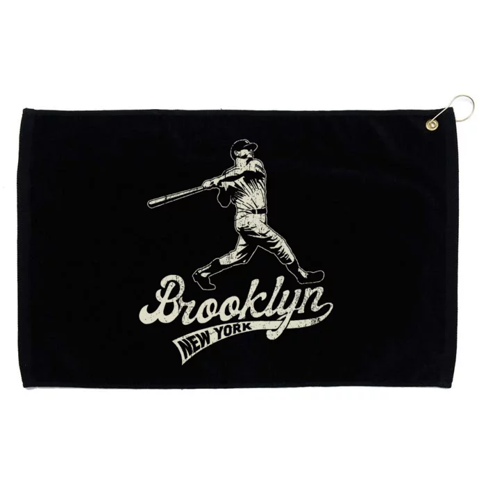 Baseball Vintage Style Brooklyn Grommeted Golf Towel