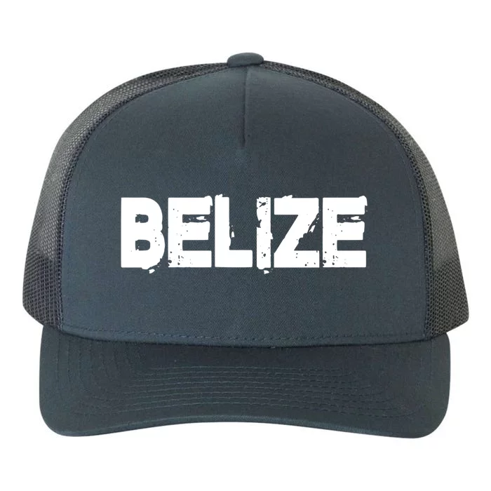 Belize Vintage Style Funny Gift Family Vacation Gift Yupoong Adult 5-Panel Trucker Hat