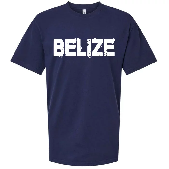 Belize Vintage Style Funny Gift Family Vacation Gift Sueded Cloud Jersey T-Shirt