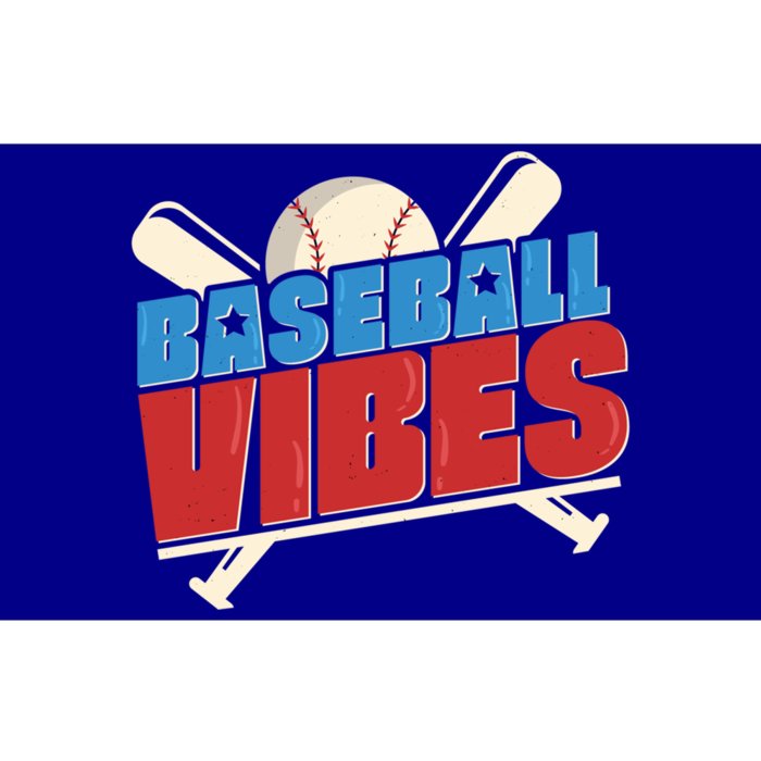 Baseball Vibes Softball Team Player Sports Fan Gift Bumper Sticker