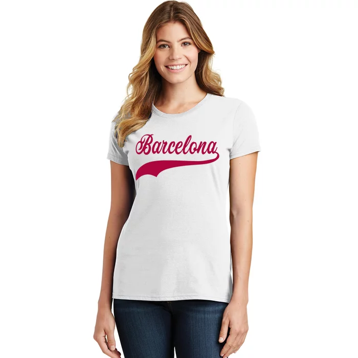 Barcelona Vintage Sports Style Women's T-Shirt