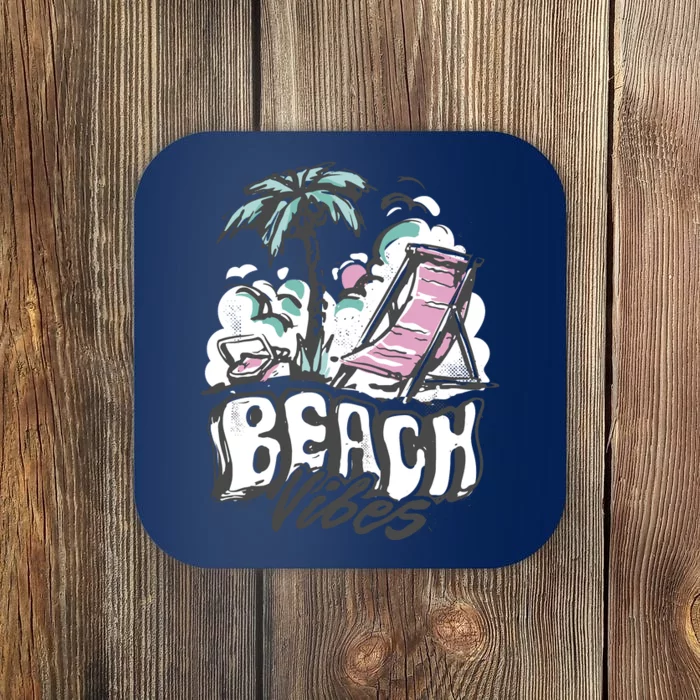 Beach Vibes Summer Coaster