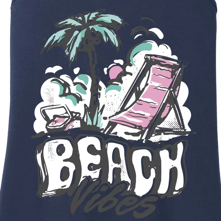 Beach Vibes Summer Ladies Essential Tank