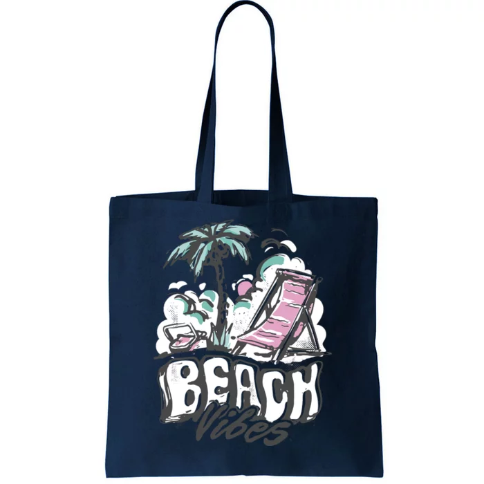 Beach Vibes Summer Tote Bag