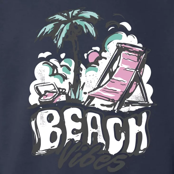 Beach Vibes Summer Toddler Hoodie