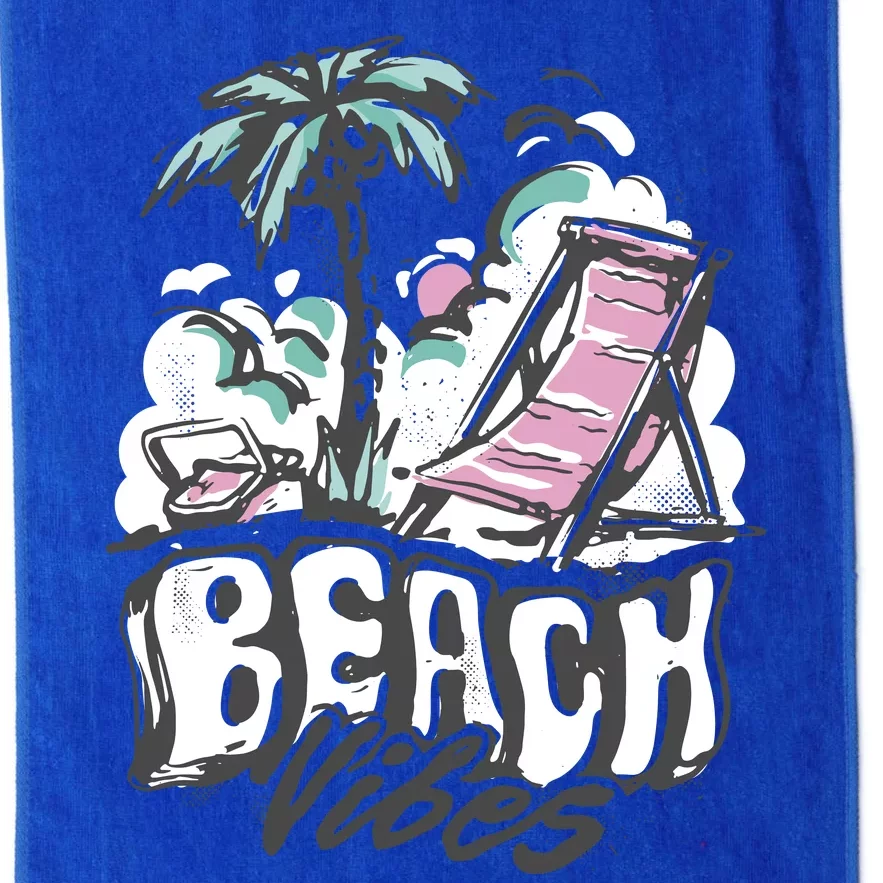 Beach Vibes Summer Platinum Collection Golf Towel