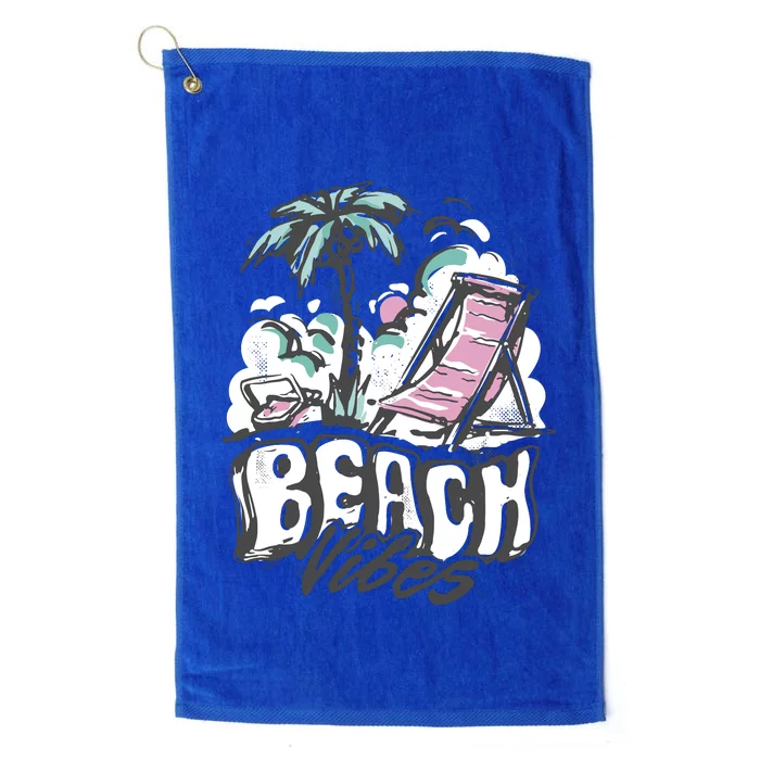 Beach Vibes Summer Platinum Collection Golf Towel