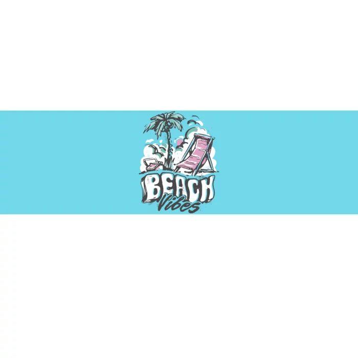 Beach Vibes Summer Bumper Sticker