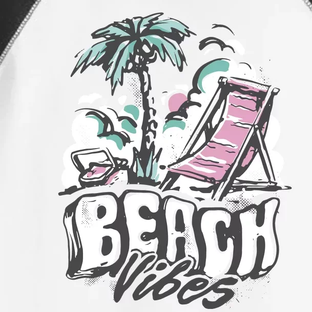 Beach Vibes Summer Toddler Fine Jersey T-Shirt