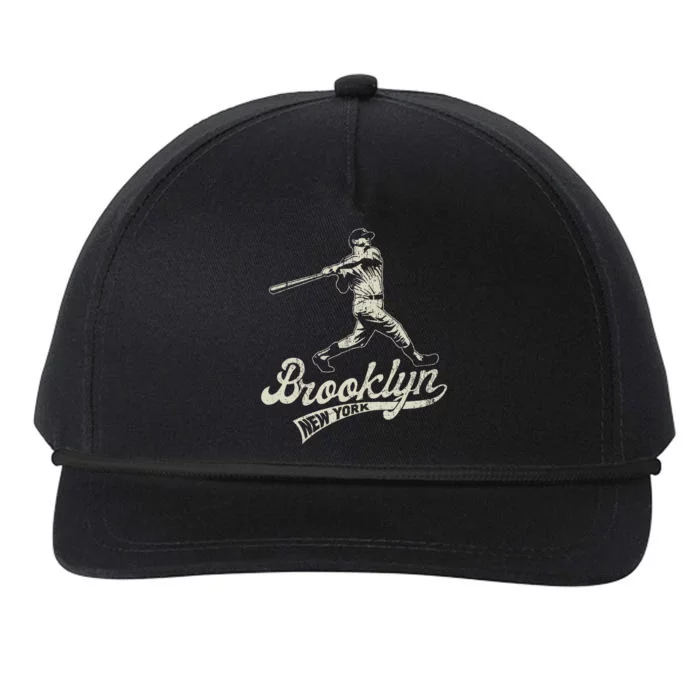 Baseball Vintage Style Brooklyn Snapback Five-Panel Rope Hat