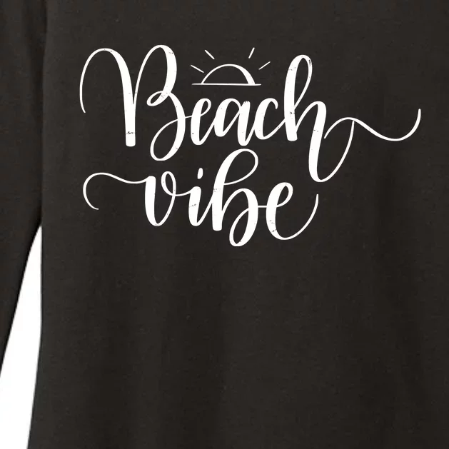 Beach Vibe Summer Fun Womens CVC Long Sleeve Shirt