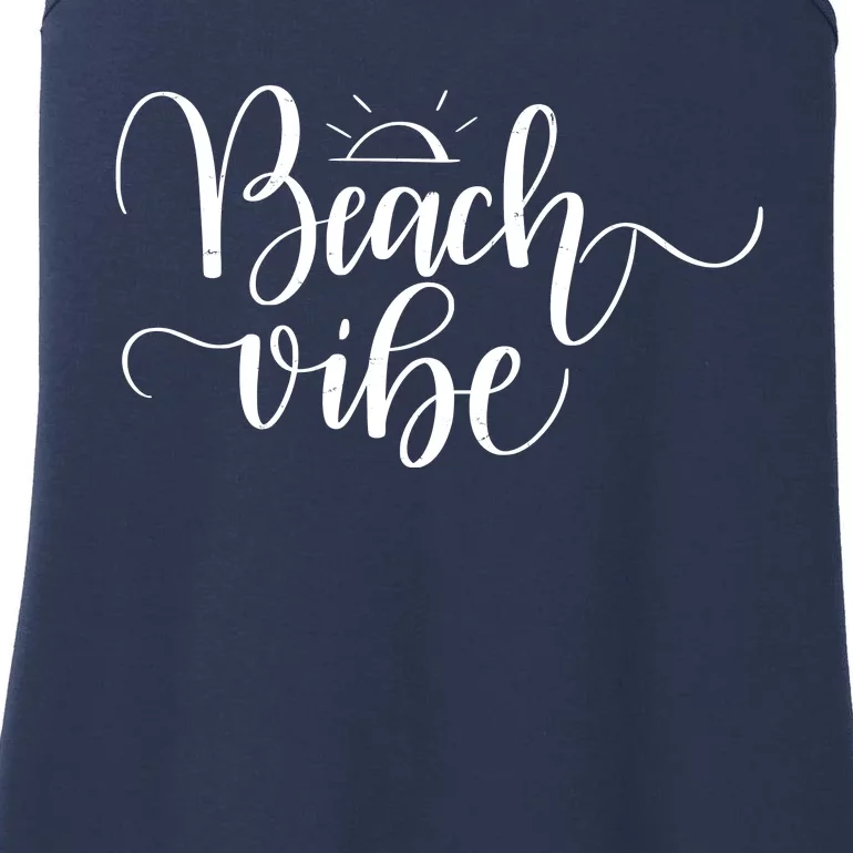 Beach Vibe Summer Fun Ladies Essential Tank