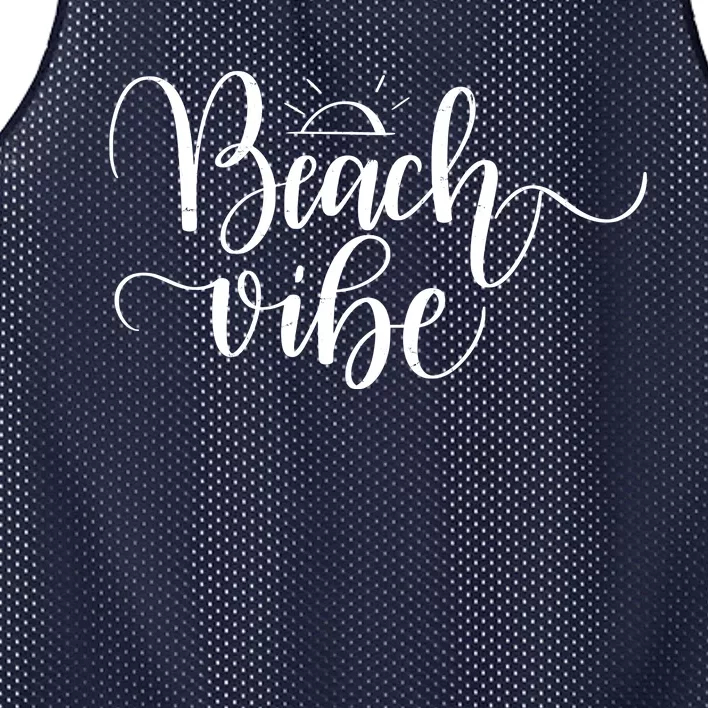 Beach Vibe Summer Fun Mesh Reversible Basketball Jersey Tank