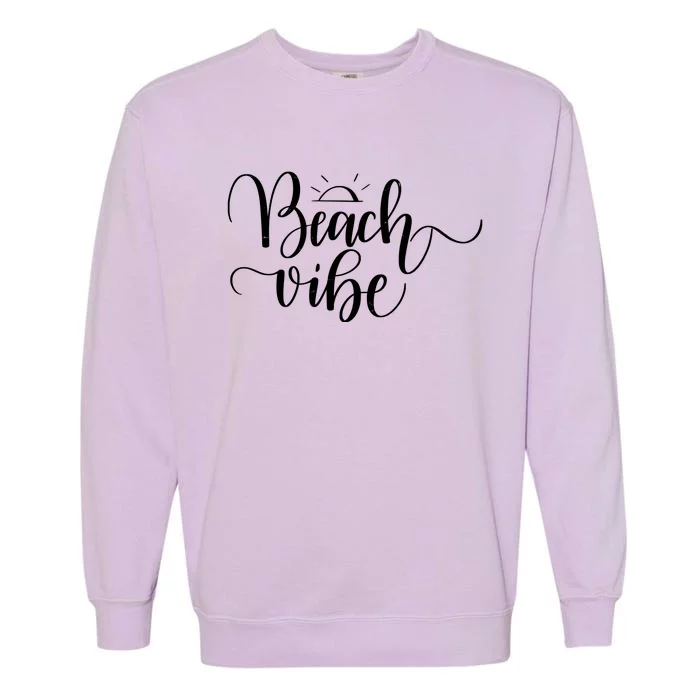 Beach Vibe Summer Fun Garment-Dyed Sweatshirt