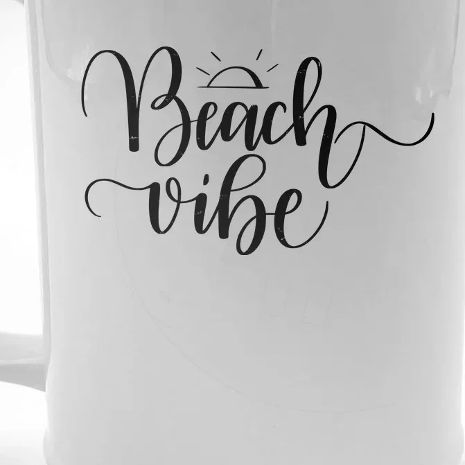 Beach Vibe Summer Fun Front & Back Beer Stein