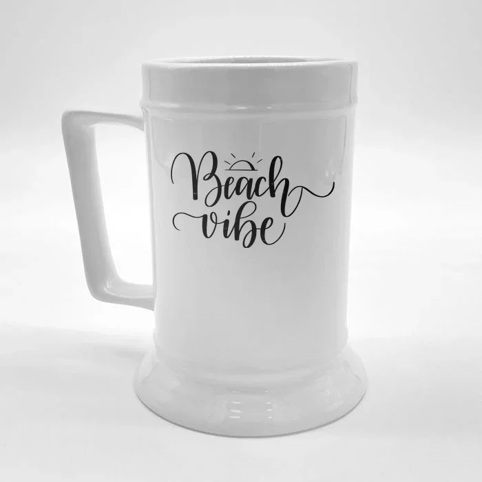 Beach Vibe Summer Fun Front & Back Beer Stein