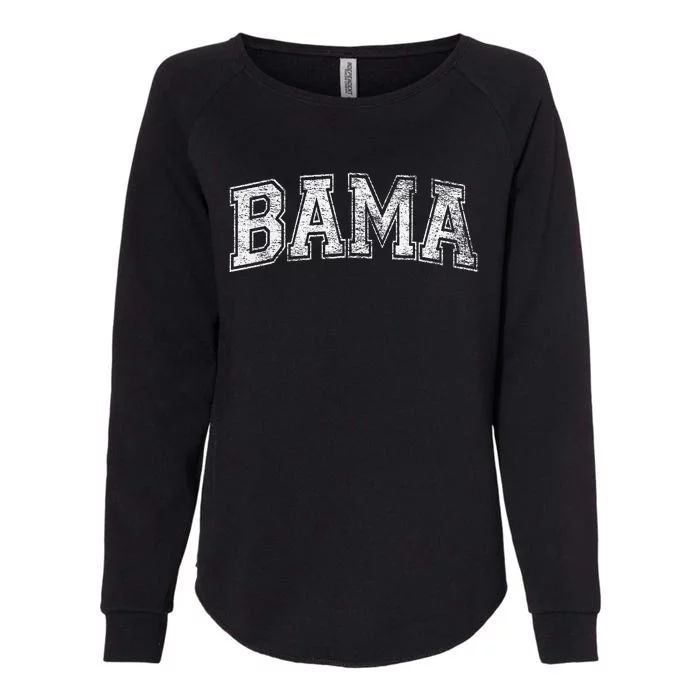 Bama Varsity Style Alabama Pride Flag Womens California Wash Sweatshirt