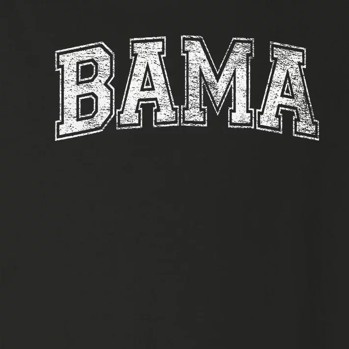 Bama Varsity Style Alabama Pride Flag Toddler Long Sleeve Shirt