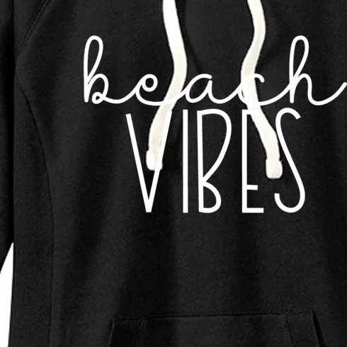 Beach Vibes Summer Vacation Vacay Cruise Trip Ocean Group Gift Women's Fleece Hoodie