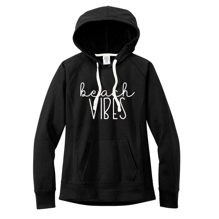 Beach Vibes Summer Vacation Vacay Cruise Trip Ocean Group Gift Women's Fleece Hoodie