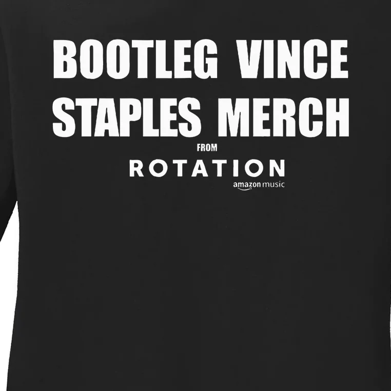 Bootleg Vince Staples Ladies Long Sleeve Shirt