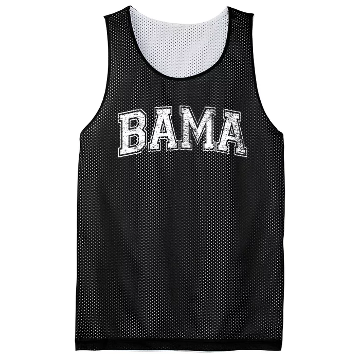 Bama Varsity Style Alabama Pride Flag Mesh Reversible Basketball Jersey Tank