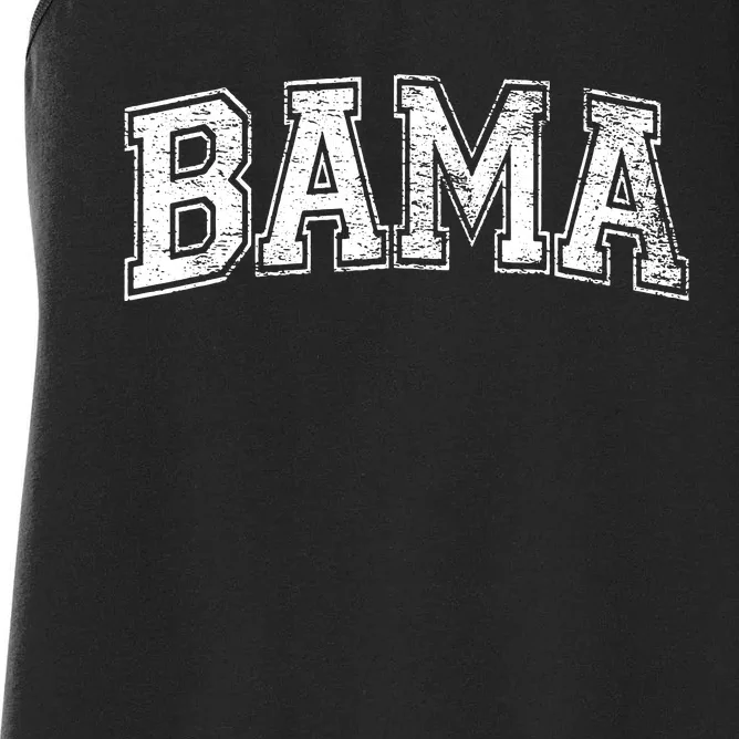 Bama Varsity Style Alabama Pride Flag Women's Racerback Tank