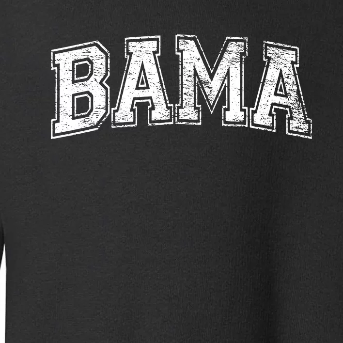 Bama Varsity Style Alabama Pride Flag Toddler Sweatshirt