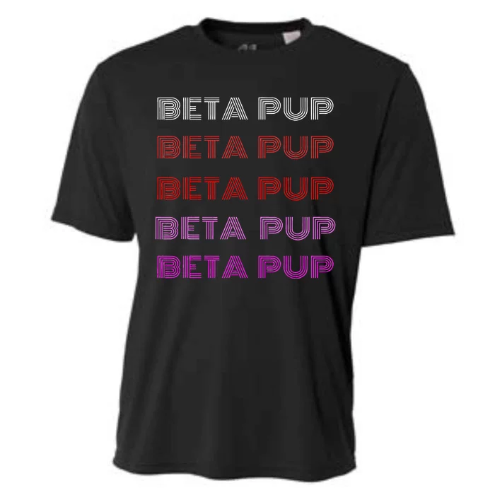 Bdsm Vintage Style Beta Pup G.A.Y Kink Roleplay Cooling Performance Crew T-Shirt