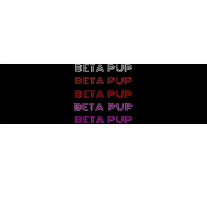 Bdsm Vintage Style Beta Pup G.A.Y Kink Roleplay Bumper Sticker