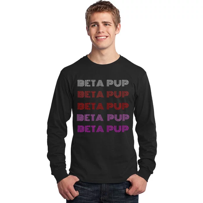 Bdsm Vintage Style Beta Pup G.A.Y Kink Roleplay Tall Long Sleeve T-Shirt