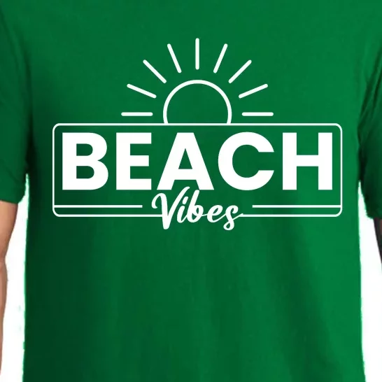 Beach Vibes Summer Graphic Pajama Set