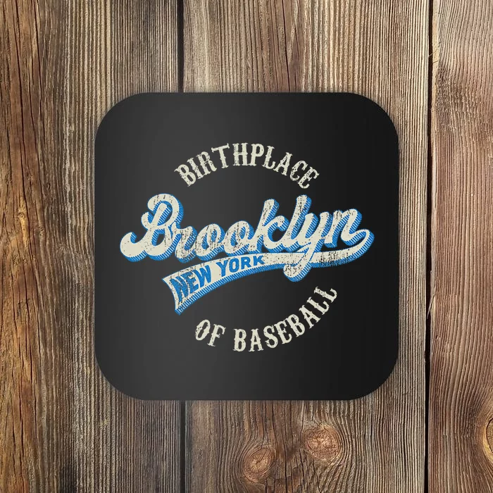 Baseball Vintage Style Brooklyn For Men & Women Coaster