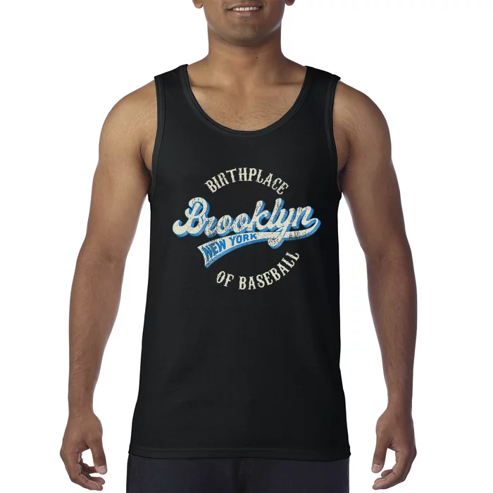 Baseball Vintage Style Brooklyn For Men & Women Tank Top