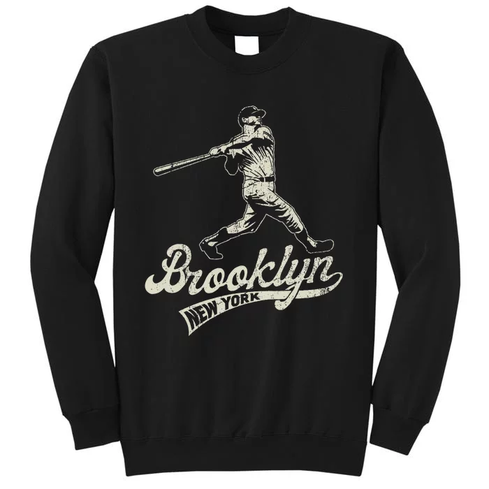 Baseball Vintage Style Brooklyn For Men & Women Tall Sweatshirt